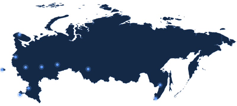 Карта городов выдачи наличных